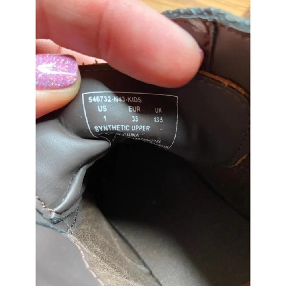 Levi’s Brown Leather and Gray Boots